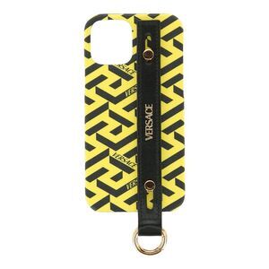 Versace Coated Canvas La Greca iPhone 12 Case Unisex-Adult